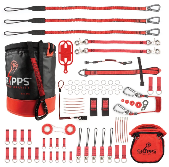 40 Tool Tether Kit With Bull Bag And Bolt-Safe Pouch