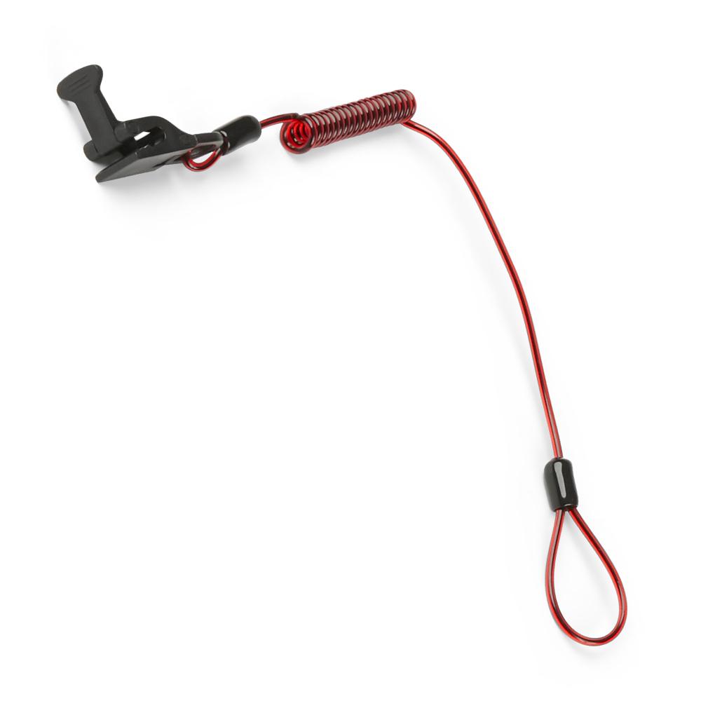 Coil Hard Hat Tether (Non-Conductive)
