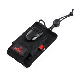 [H02035] Adjustable Two-Way Radio Holster With Coil E-Tether And E-Catch